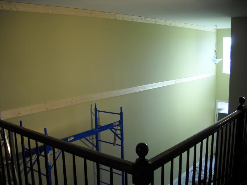 Wall is 18ft x 33ft ..the before !